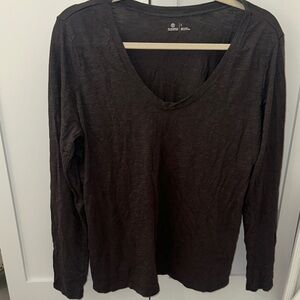 GAP Dark Brown Long Sleeve Tee